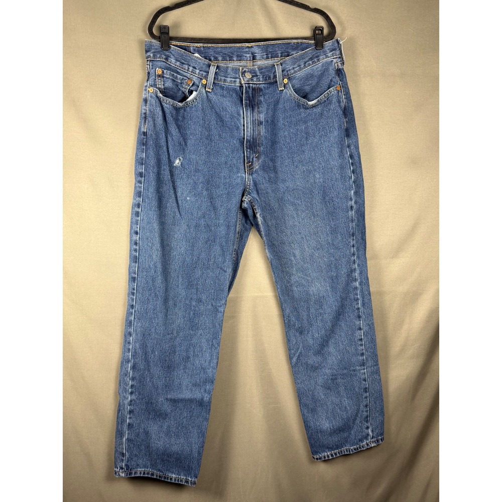Levi's 550 Relaxed Fit Jeans Mens 38x32 Blue Medium Wash Tapered Leg 00550-4886